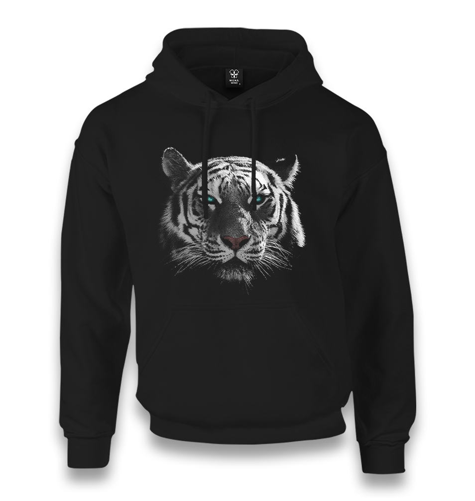 Snow Tiger Unisex Black Hoodie - Premium  from W.E.N.S. WIND - Just 11990! Shop now at W.E.N.S. WIND