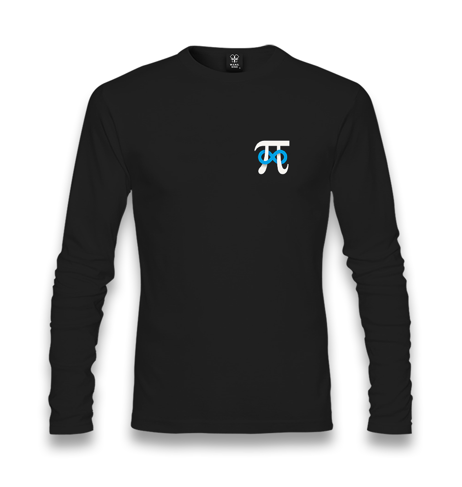 Infinitive Pi Unisex Black Longsleeve - Premium  from W.E.N.S. WIND - Just 7990! Shop now at W.E.N.S. WIND