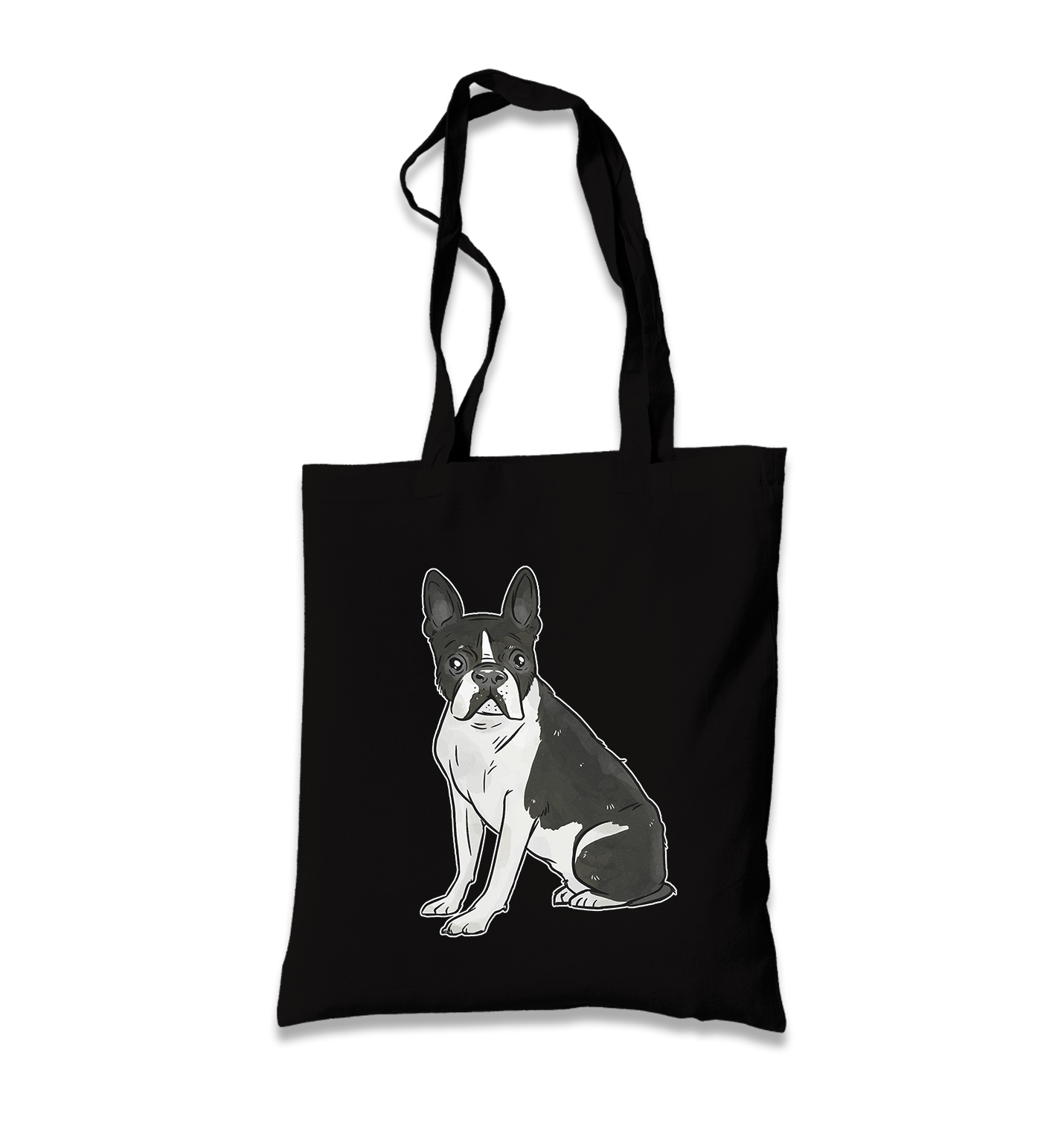 Dog - Terrier Black Canvas Totebag - Premium  from W.E.N.S. WIND - Just 4990! Shop now at W.E.N.S. WIND