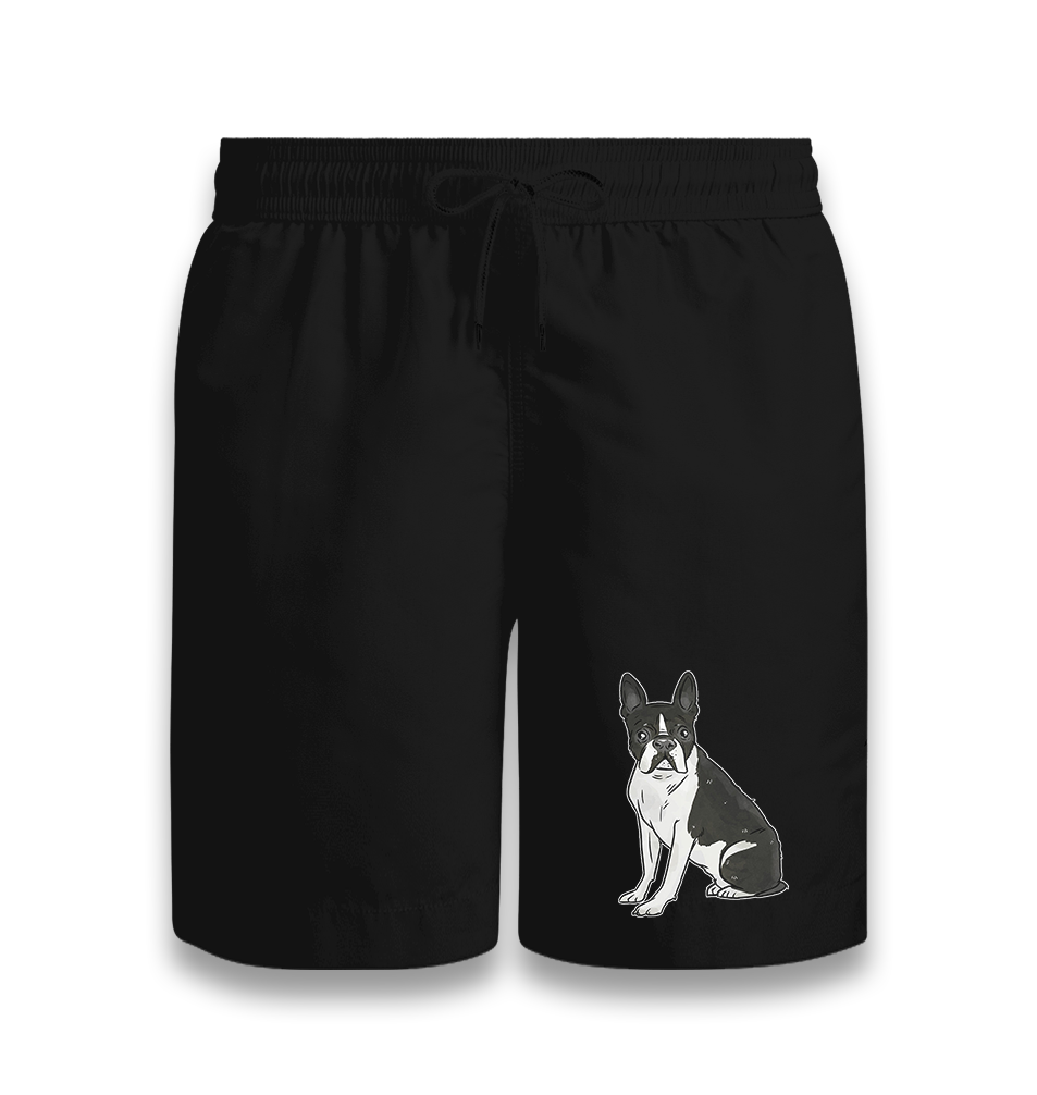 Dog - French Bulldog Black Shorts - Premium  from W.E.N.S. WIND - Just 7990! Shop now at W.E.N.S. WIND