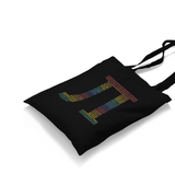 Mathmatics - Pi XV Black Canvas Totebag - Premium  from W.E.N.S. WIND - Just 4990! Shop now at W.E.N.S. WIND