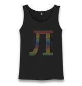 Mathmatics- Pi XV Unisex Black Tank Top - Premium  from W.E.N.S. WIND - Just 6490! Shop now at W.E.N.S. WIND
