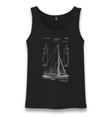 Sail Boat Unisex Black Tank Top - Premium  from W.E.N.S. WIND - Just 6490! Shop now at W.E.N.S. WIND