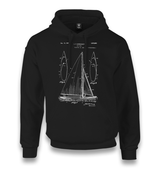 Sail Boat Unisex Black Hoodie - Premium  from W.E.N.S. WIND - Just 11990! Shop now at W.E.N.S. WIND