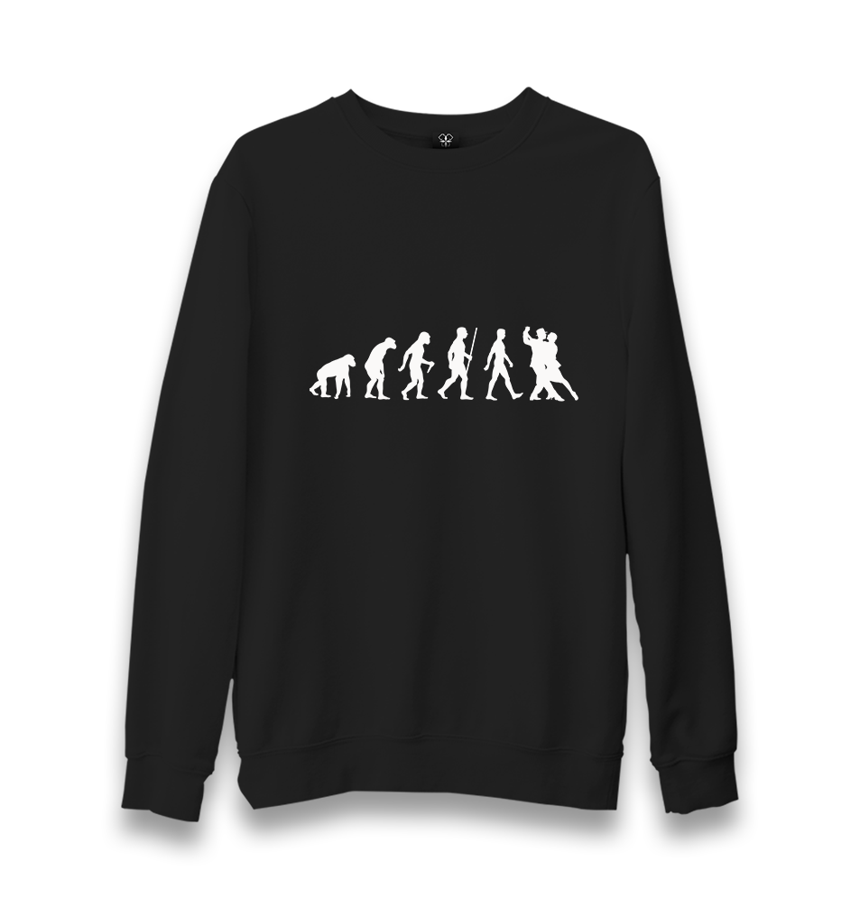 Evolution of Dance-Tango Unisex Black Sweatshirt - Premium  from W.E.N.S. WIND - Just 10990! Shop now at W.E.N.S. WIND