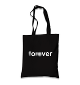 Forever Over Black Canvas Totebag - Premium  from W.E.N.S. WIND - Just 4990! Shop now at W.E.N.S. WIND