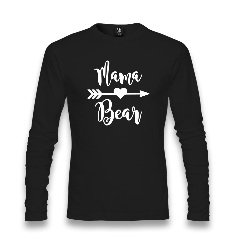 Mama Bear Unisex Black Longsleeve - Premium  from W.E.N.S. WIND - Just 7990! Shop now at W.E.N.S. WIND