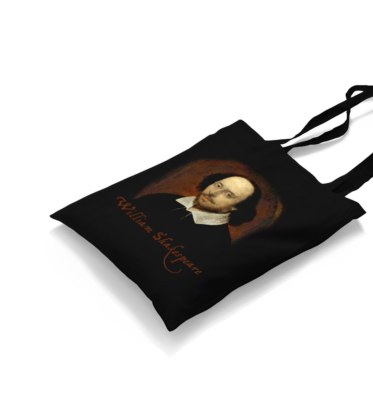 William Sheakspeare - Portrait Black Canvas Totebag - Premium  from W.E.N.S. WIND - Just 4990! Shop now at W.E.N.S. WIND
