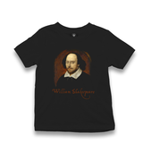 William Shakespeare - Portrait Kid's Black T-shirt - Premium  from W.E.N.S. WIND - Just 5990! Shop now at W.E.N.S. WIND
