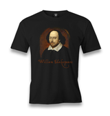 William Shakespeare - Portrait Men's Black Tshirt - Premium  from W.E.N.S. WIND - Just 6490! Shop now at W.E.N.S. WIND