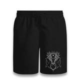 Deer Moon in a Triangle Black Shorts - Premium  from W.E.N.S. WIND - Just 7990! Shop now at W.E.N.S. WIND