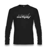 Professional Overthinker Unisex Black Longsleeve - Premium  from W.E.N.S. WIND - Just 7990! Shop now at W.E.N.S. WIND