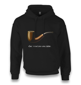 C'est ne pas Une Pipe Unisex Black Hoodie - Premium  from W.E.N.S. WIND - Just 11990! Shop now at W.E.N.S. WIND