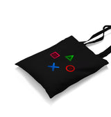 Play Buttons Canvas Totebag - Premium  from Wenswind - Just 4990! Shop now at W.E.N.S. WIND