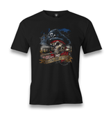 Chasing The Booty! - Pirate Skull Men's Black Tshirt - Premium  from W.E.N.S. WIND - Just 6490! Shop now at W.E.N.S. WIND