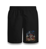 Chasing The Booty! - Pirate Skull Black Shorts - Premium  from W.E.N.S. WIND - Just 7990! Shop now at W.E.N.S. WIND