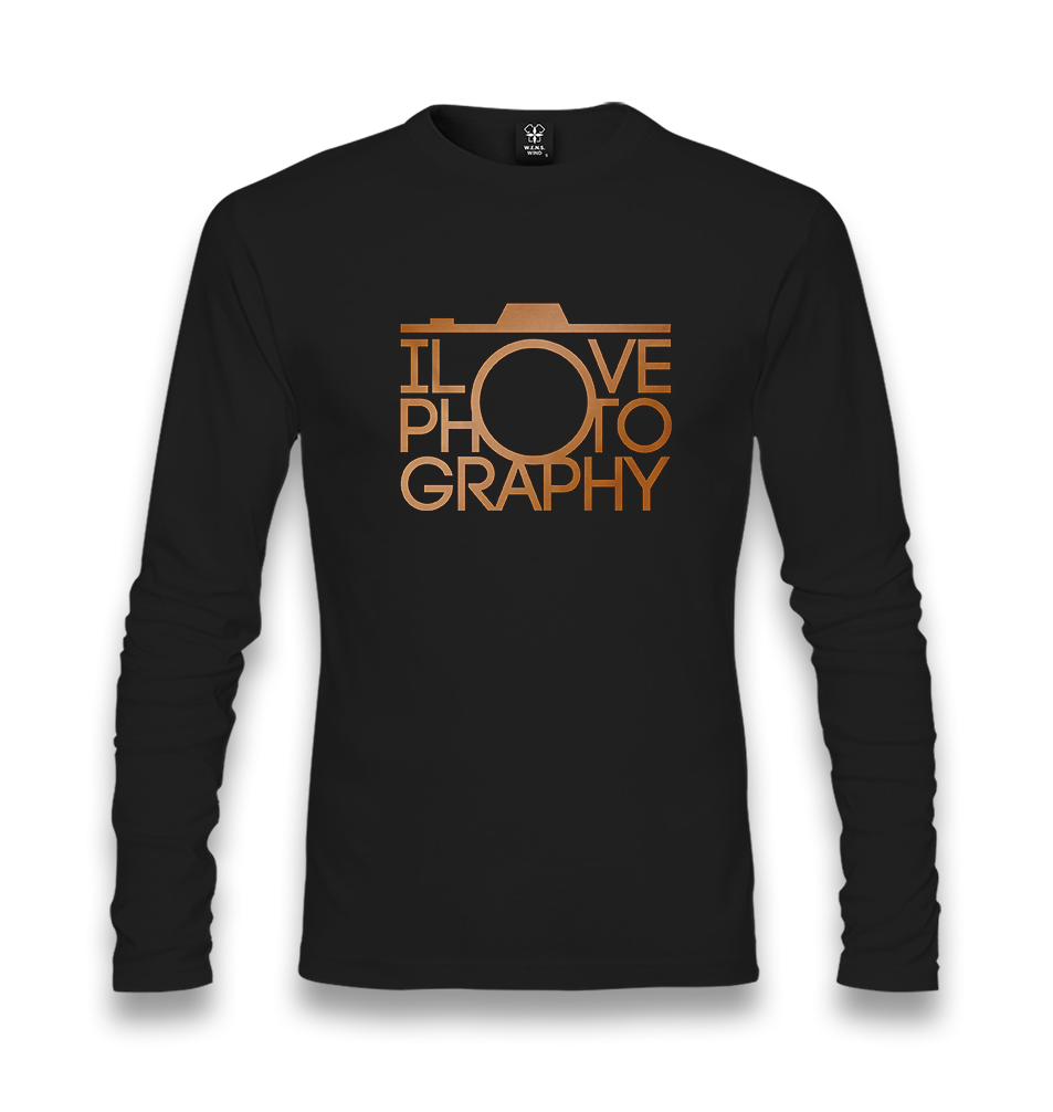 l Love Photography Unisex Black Longsleeve - Premium  from W.E.N.S. WIND - Just 7990! Shop now at W.E.N.S. WIND