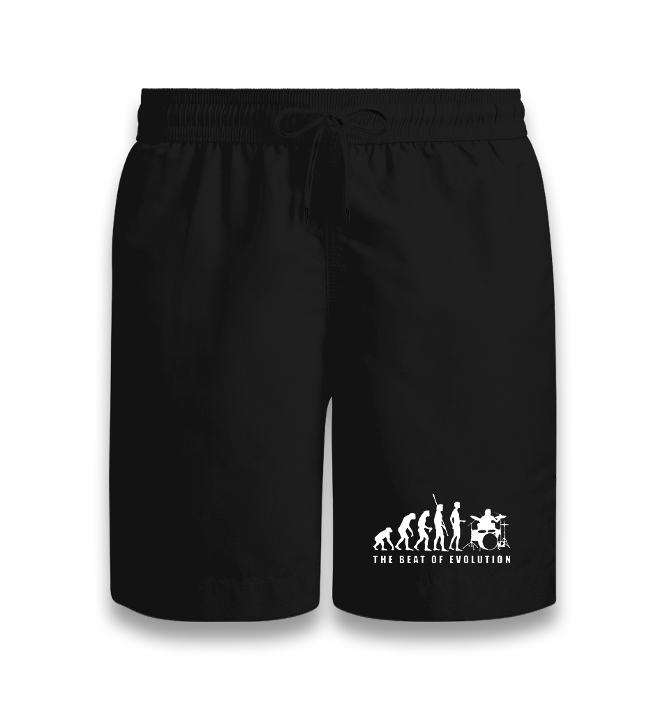 Drummer-The Beat of Evolution Black Shorts - Premium  from W.E.N.S. WIND - Just 7990! Shop now at W.E.N.S. WIND