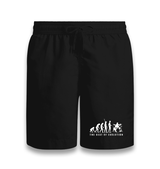 Drummer-The Beat of Evolution Black Shorts - Premium  from W.E.N.S. WIND - Just 7990! Shop now at W.E.N.S. WIND