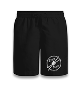 Drummer-Stick To It Black Shorts - Premium  from W.E.N.S. WIND - Just 7990! Shop now at W.E.N.S. WIND