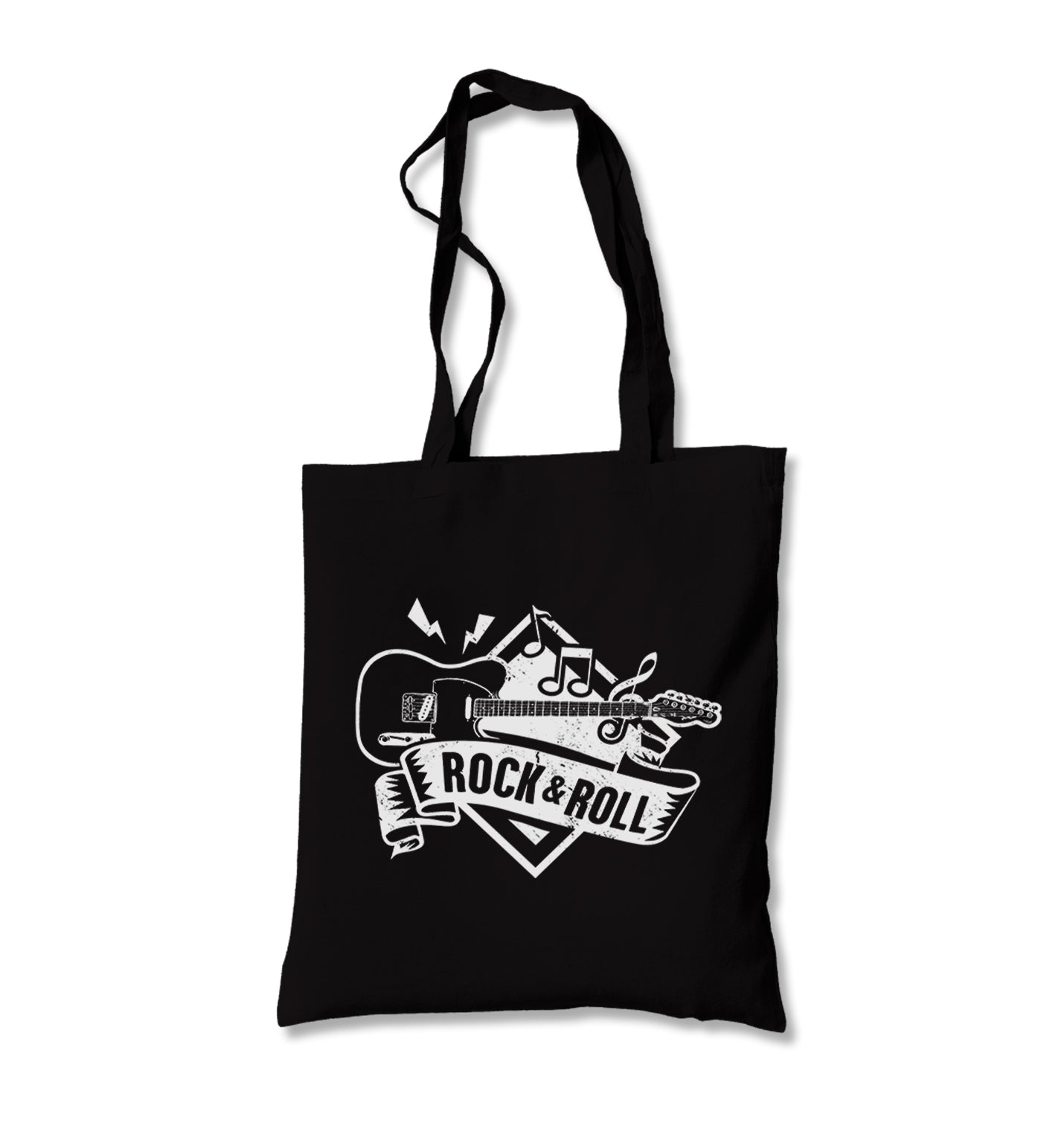 Guitar Rock 'n Roll Canvas Totebag - Premium  from Wenswind - Just 4990! Shop now at W.E.N.S. WIND