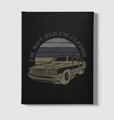 Classic Cars Not Old Black Canvas Wall Art 35x40cm - Premium  from W.E.N.S. WIND - Just 7990! Shop now at W.E.N.S. WIND