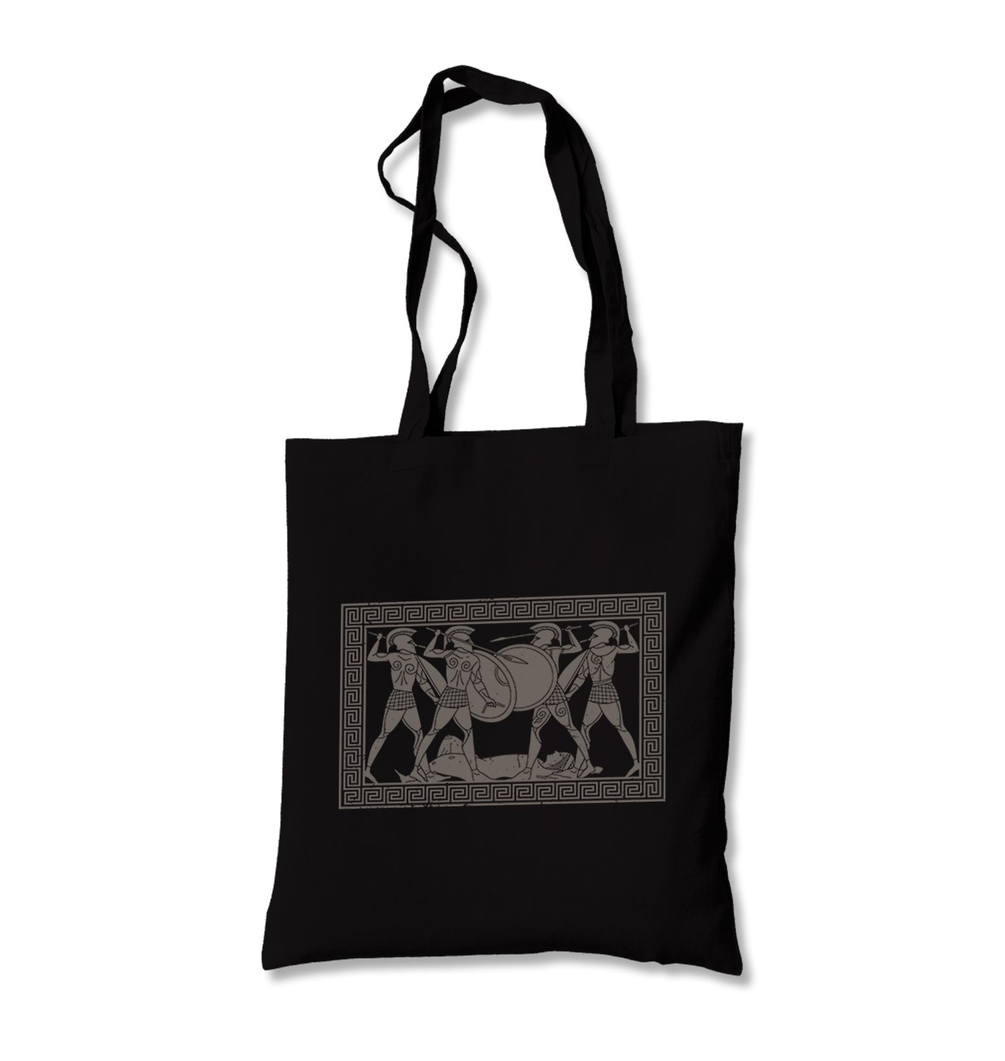 Spartan Warriors With Shields Canvas Totebag - Premium  from Wenswind - Just 4990! Shop now at W.E.N.S. WIND