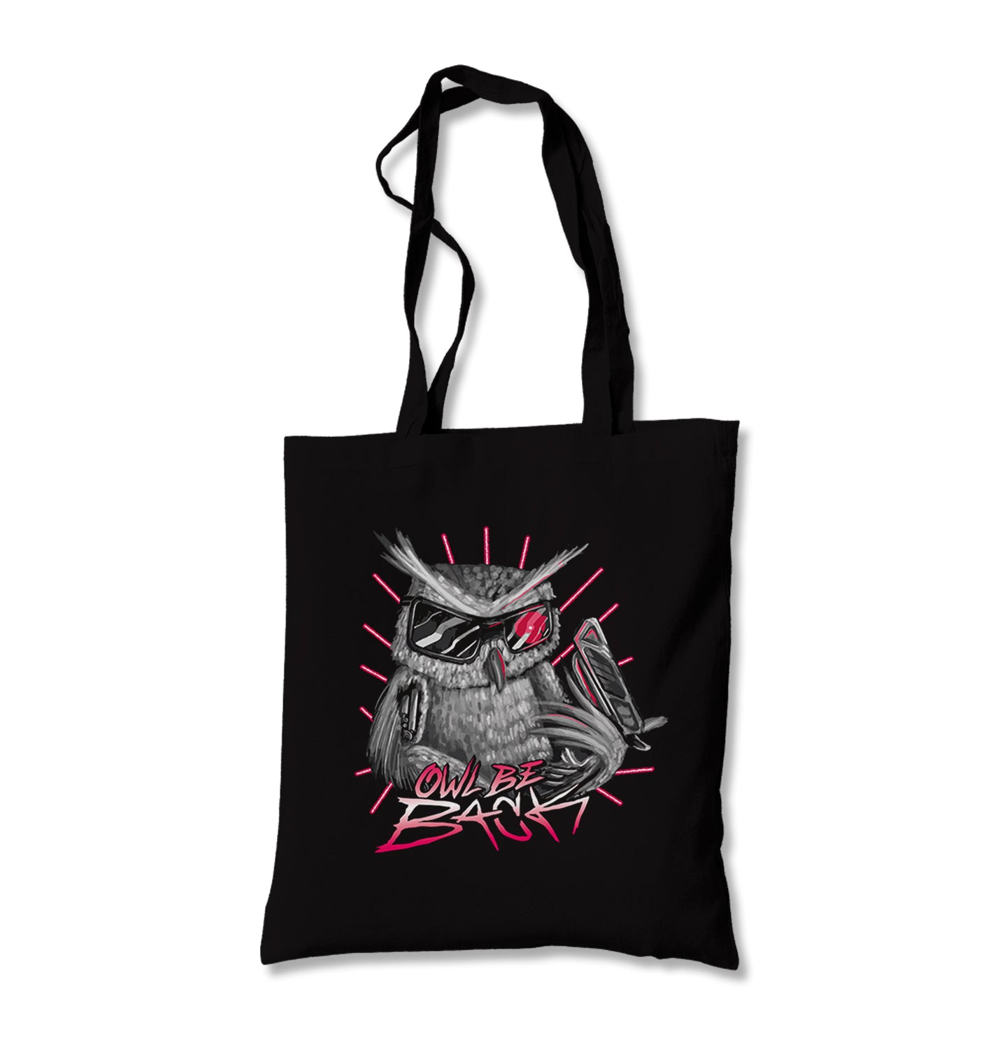 Owl Be Back Canvas Totebag - Premium  from Wenswind - Just 4990! Shop now at W.E.N.S. WIND