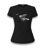Eagles Fly High Women's Black T-shirt - Premium  from W.E.N.S. WIND - Just 6490! Shop now at W.E.N.S. WIND