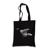 Eagle Black Black Canvas Totebag - Premium  from W.E.N.S. WIND - Just 4990! Shop now at W.E.N.S. WIND