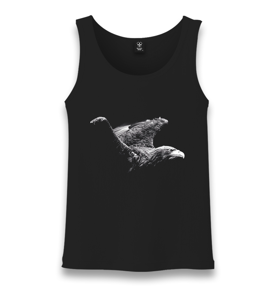 Eagles Fly High Unisex Black Tank Top - Premium  from W.E.N.S. WIND - Just 6490! Shop now at W.E.N.S. WIND