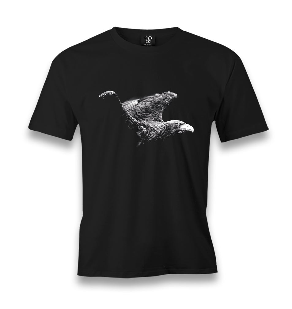Eagles Fly High Men's Black Tshirt - Premium  from W.E.N.S. WIND - Just 6490! Shop now at W.E.N.S. WIND