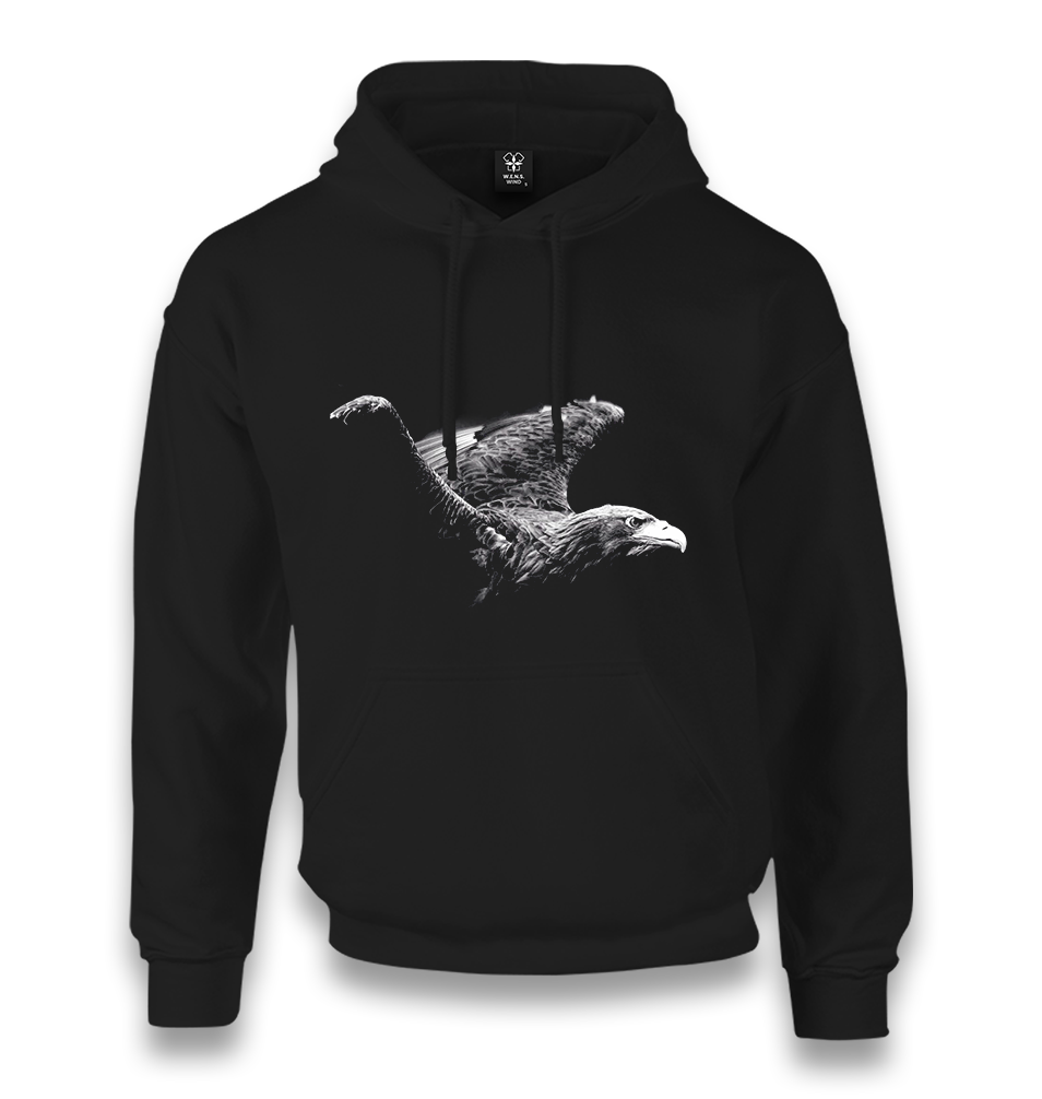 Eagles Fly High Unisex Black Hoodie - Premium  from W.E.N.S. WIND - Just 11990! Shop now at W.E.N.S. WIND