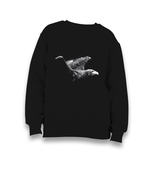 Eagles Fly High Kid's Black Sweatshirt - Premium  from W.E.N.S. WIND - Just 7990! Shop now at W.E.N.S. WIND