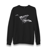 Eagles Fly High Unisex Black Sweatshirt - Premium  from W.E.N.S. WIND - Just 10990! Shop now at W.E.N.S. WIND