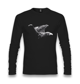 Eagles Fly High Unisex Black Longsleeve - Premium  from W.E.N.S. WIND - Just 7990! Shop now at W.E.N.S. WIND