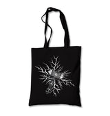 Viking Hammer Lightning Canvas Totebag - Premium  from Wenswind - Just 4990! Shop now at W.E.N.S. WIND