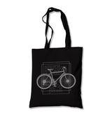 Bicycle Downhill Canvas Totebag - Premium  from Wenswind - Just 4990! Shop now at W.E.N.S. WIND