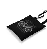 Bicycle Downhill Canvas Totebag - Premium  from Wenswind - Just 4990! Shop now at W.E.N.S. WIND