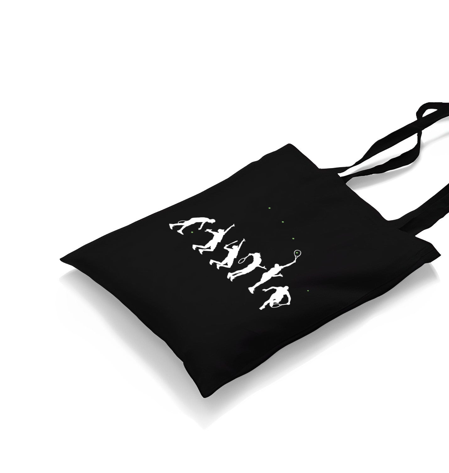 Tennis Moves Silhouettes Canvas Totebag - Premium  from Wenswind - Just 4990! Shop now at W.E.N.S. WIND