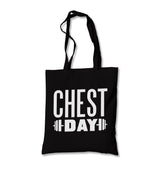 Chest Day Canvas Totebag - Premium  from Wenswind - Just 4990! Shop now at W.E.N.S. WIND