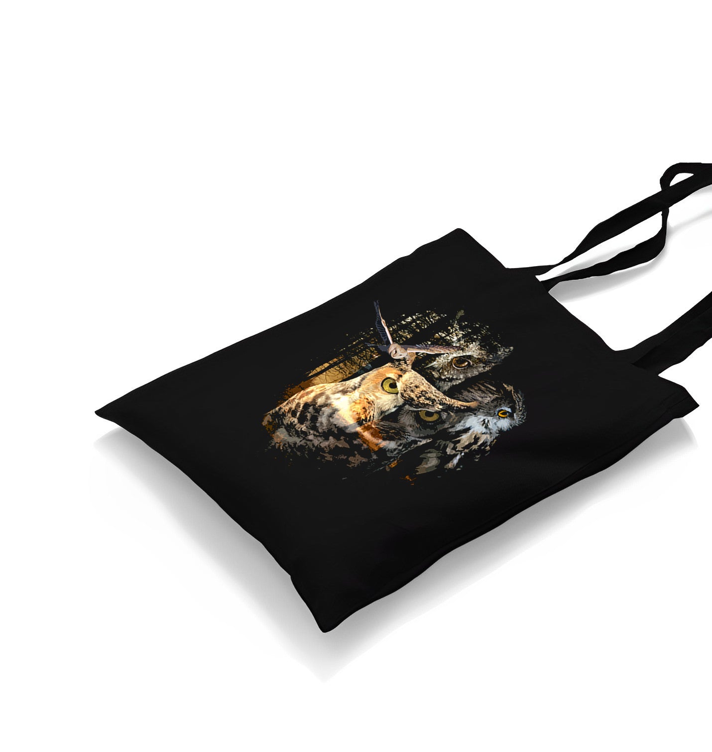 Owls at Night Canvas Totebag - Premium  from Wenswind - Just 4990! Shop now at W.E.N.S. WIND