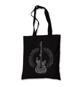 Guitar and the Notes Canvas Totebag - Premium  from Wenswind - Just 4990! Shop now at W.E.N.S. WIND