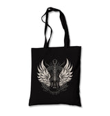 Guitar and the Wings Canvas Totebag - Premium  from Wenswind - Just 4990! Shop now at W.E.N.S. WIND