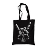 Skull Rock Hand Canvas Totebag - Premium  from Wenswind - Just 4990! Shop now at W.E.N.S. WIND