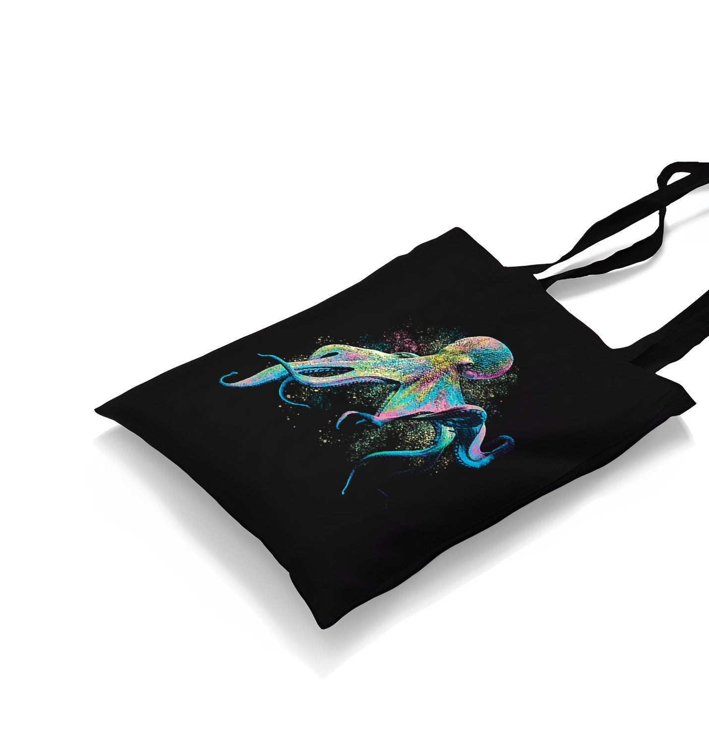 Colorful Octopus Canvas Totebag - Premium  from Wenswind - Just 4990! Shop now at W.E.N.S. WIND