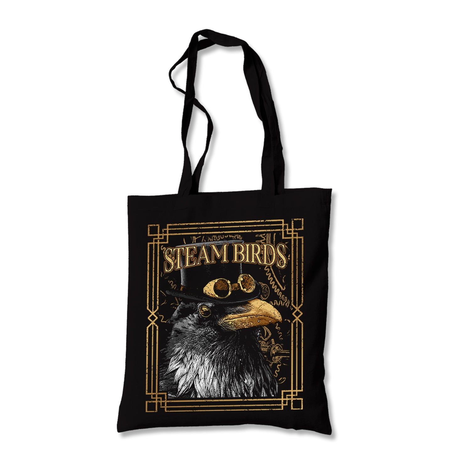 Crow with a Hat Canvas Totebag - Premium  from Wenswind - Just 4990! Shop now at W.E.N.S. WIND