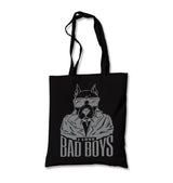 Bad Boys Pitbull Dog Canvas Totebag - Premium  from Wenswind - Just 4990! Shop now at W.E.N.S. WIND