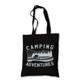 Camping Adventure Axe and Tent Canvas Totebag - Premium  from Wenswind - Just 4990! Shop now at W.E.N.S. WIND