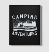 Camping Adventure Axe and Tent Black Canvas Wall Art 35x40cm - Premium  from W.E.N.S. WIND - Just 7990! Shop now at W.E.N.S. WIND